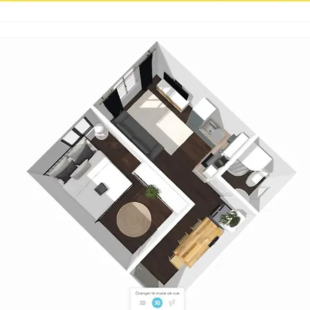 Apartamento Le 11 - Joli F2 Rénové, Centre - Stationnement Gratuit Mulhouse